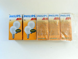 Ampoules 40W (Lot de 10) Philips