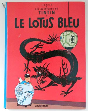 BD "Tintin et le Lotus Bleu"