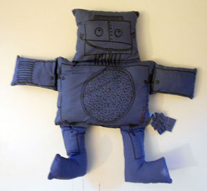 Doudou Robot en coton