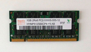 Barette de RAM 1GB